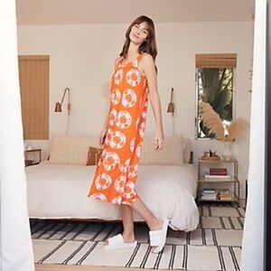 Koolaburra by UGG Jersey Tiered Tie Dye‎ Lounge Wear Sun Dress Gown Knit Cute XL